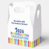 2026 Afstudeerfeest Kleuterschool Aangepast School Bedankdoosjes (Geopend)