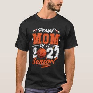 2026 Afstudeerproud Moeder Van Een Basketbal Senio T-shirt