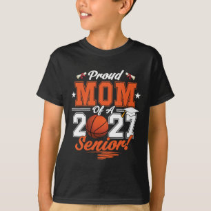 2026 Afstudeerproud Moeder Van Een Basketbal Senio T-shirt