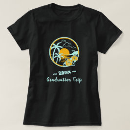 2026 Afstuderen / Senior Trip Aangepaste Strandact T-shirt