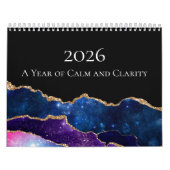 2026 Agate Calm Clarity Calendar Kalender (Hoes)