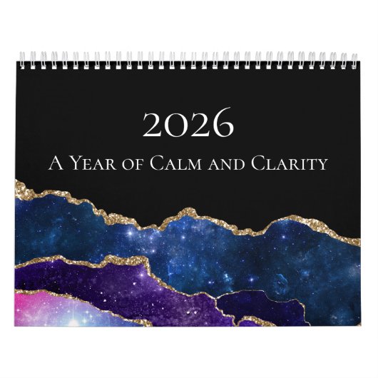 2026 Agate Rustige Helderheid Kalender (Hoes)