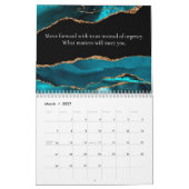 2026 Agate Rustige Helderheid Kalender (Mar 2027)