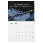 2026 Agate Rustige Helderheid Kalender (Jan 2027)