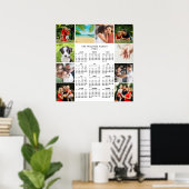 2026 Agenda 10 Foto Collage Familie Poster (Thuiskantoor)