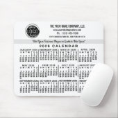 2026 Agenda Aangepaste Zakelijke Logo Naam Eenvoud Muismat (Met muis)