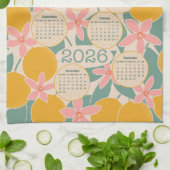 2026 Agenda - citrus & bloesems Theedoek (Gevouwen)