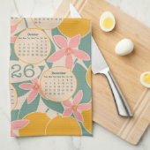 2026 Agenda - citrus & bloesems Theedoek (Quarter Fold)
