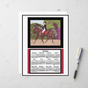 2026 Agenda Dressuur Paard Equine Stof Font