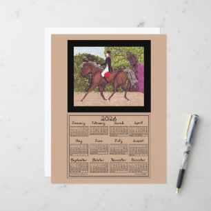 2026 Agenda Dressuur Paard Sport Stof Lettertype