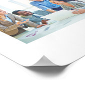 2026 Agenda Foto Kerst Nieuwjaar Zakelijk Poster (Hoek)