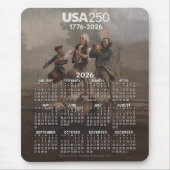 2026 Agenda - Geest van 76 - America's 250ste verj Muismat (Voorkant)