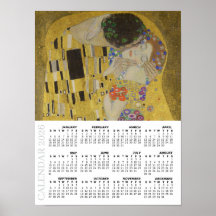 2026 Agenda, Groot, De Kus / Gustav Klimt