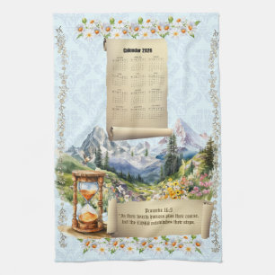 2026 Agenda Handdoek Alpen Bergen Spreuken