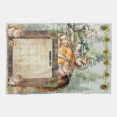 2026 Agenda Handdoek Cute Chipmunks (Horizontaal)