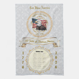 2026 Agenda Handdoek God Zegen Amerika 250 Jaar