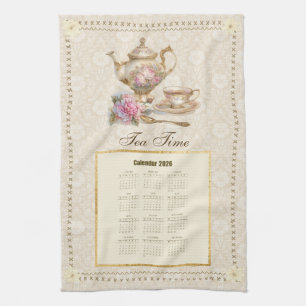2026 Agenda Handdoek Theetijd of Aangepast Bericht