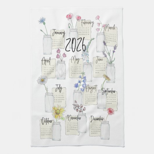 2026 Agenda Keuken Theedoek (Verticaal)
