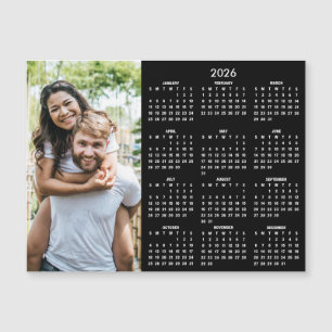2026 Agenda Klassieke Moderne Foto Magneet