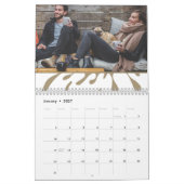 2026 Agenda Kleurspatten Aangepaste Foto Collage Kalender (Jan 2027)