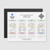 2026 Agenda Logo QR Code Modern Zakelijk Promotiem (Voorkant / Achterkant)