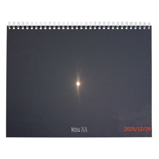 2026 Agenda maan 2026 Kalender (Hoes)