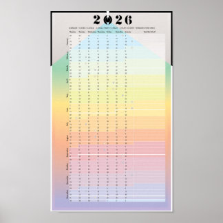 2026 Agenda - Maan Planner Poster