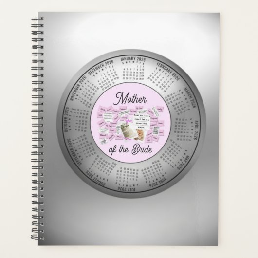 2026 Agenda Moeder van de Bruid Planner (Voorkant)