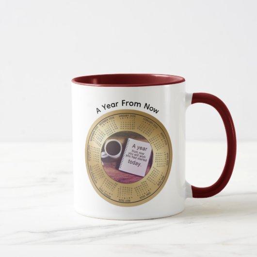 2026 Agenda Motiverende Koffie Mok (Rechts)