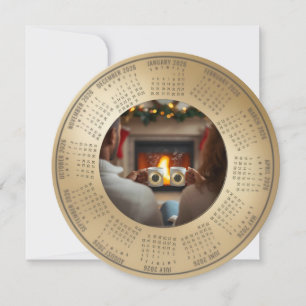 2026 Agenda Nieuwjaarskaart Viering Nieuwjaarsvaka Feestdagenkaart