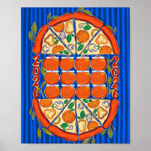 2026 Agenda - Pizza Agenda Poster