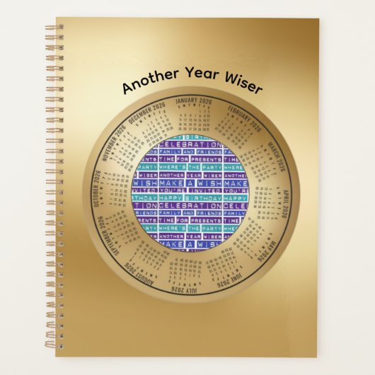2026 Agenda Planner citaat Een Jaar Wijzer (Voorkant)