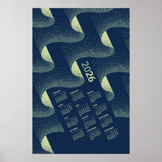 2026 Agenda Poster Aurora Borealis (Voorkant)