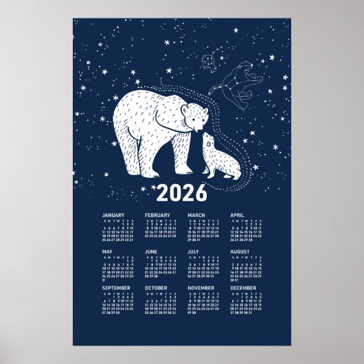 2026 Agenda Poster Ijsbeer Kus (Voorkant)
