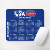 2026 Agenda - Spirit of 76 - America's USA 250 Muismat (Met muis)