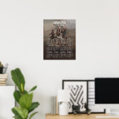 2026 Agenda - Spirit of 76 - Amerika's 250ste verj Poster (Thuiskantoor)