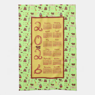 2026 Agenda Stof Lettertype Chinese Favorieten Jad Theedoek