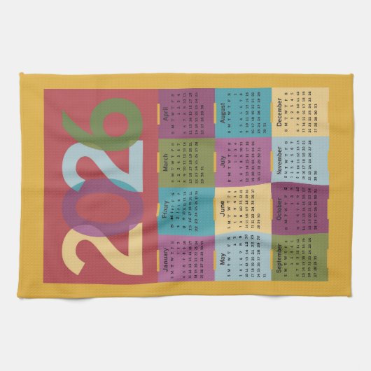 2026 Agenda Theedoek (Horizontaal)
