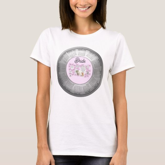 2026 Agenda Trouw Bruid Wordt T-Shirt (Voorkant)