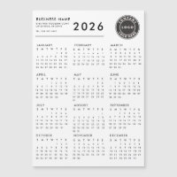 2026 Agenda Zakelijk Logo Aangepaste Magneet