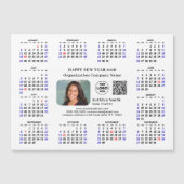 2026 Agenda Zakelijk Logo QR Modern Zwart Eenvoudi (Voorkant)