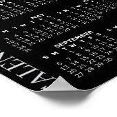 2026 Agenda, Zebra's, Afrikaanse Safari, Afrika Poster (Hoek)