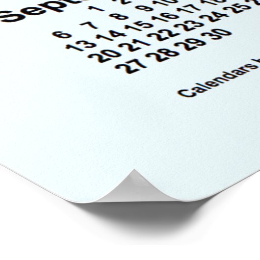 2026 Alice Blue Calendar van Janz Print (Hoek)