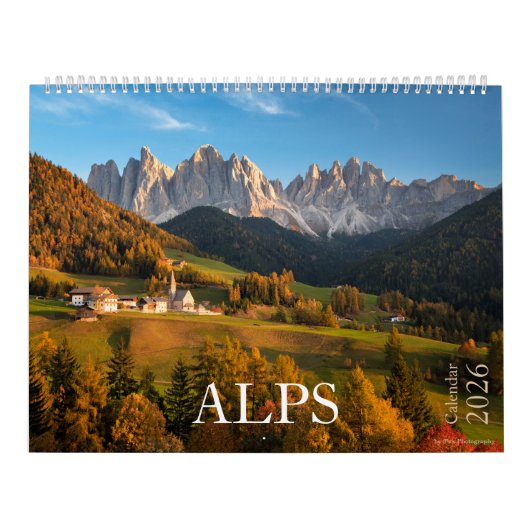 2026 Alpen natuur & landschapsfoto Kalender (Hoes)