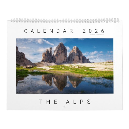 2026 Alps nature & landscape photo Kalender (Hoes)