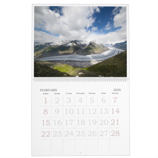 2026 Alps nature & landscape photo Kalender (Feb 2026)