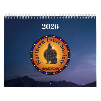 2026 Amerikaanse Northern Inuit Society-agenda Kalender