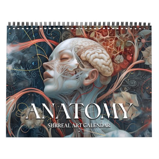 2026 Anatomie 2 surrealistische kunstkalender Kalender (Hoes)