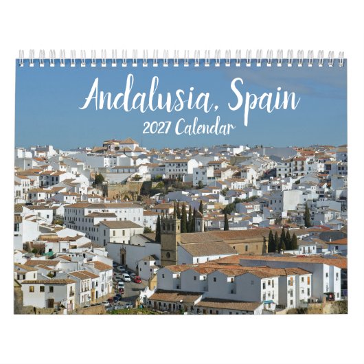 2026 Andalusië Spanje kalender (Hoes)