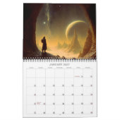 2026 Andere werelden Science Fiction Art Kalender (Jan 2027)